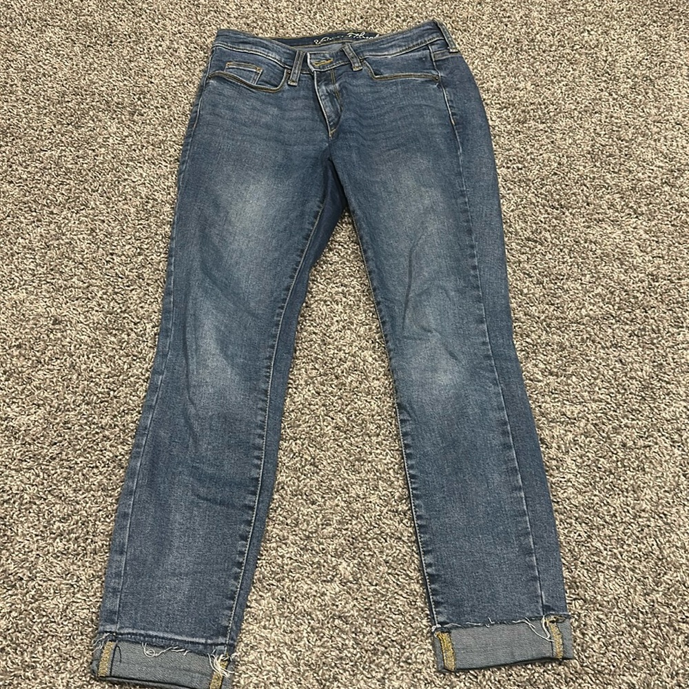 Universal Threads mid rise Skinny Jeans with Cuffed Hem